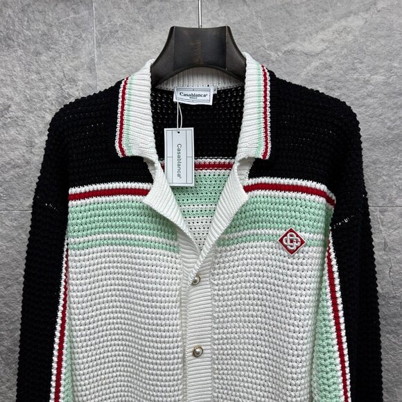 Casablanca Stripe Detail Cardigan - Picture 9 of 9